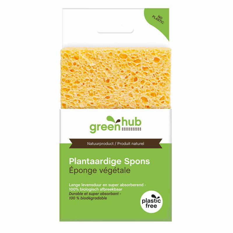 Plantaardige spons van Greenhub, 1 x 1 stk